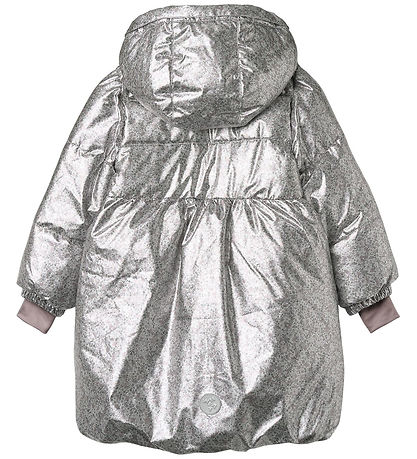 Wheat Puffer Jacket - Luna - Silver Flower Meadow Wheat Puffer Jacket - Luna - Silver Flower Meadow