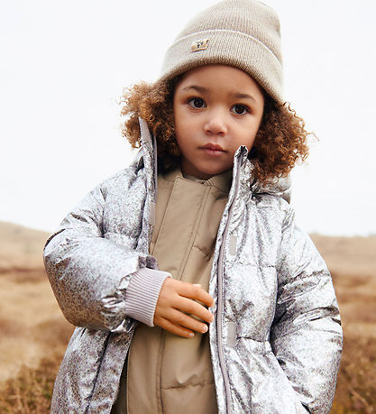 Wheat Puffer Jacket - Eli - Silver Flower Meadow