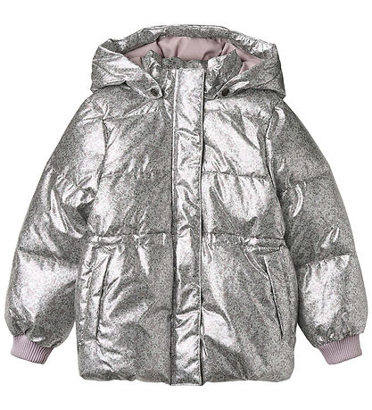 Wheat Puffer Jacket - Eli - Silver Flower Meadow