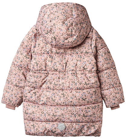 Wheat Puffer Jacket - Yrsa - Rose Powder Flowers