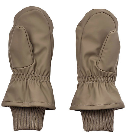 Wheat Mittens w. Fleece - PU - Stormy - Dry Wood Wheat Mittens w. Fleece - PU - Stormy - Dry Wood