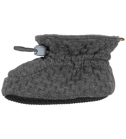 Melton Booties - Noos - Medium+ Grey Melange
