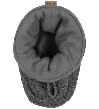 Melton Booties - Noos - Medium+ Grey Melange