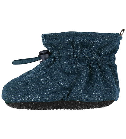 Melton Booties - Glitter - Marine Melton Booties - Glitter - Marine