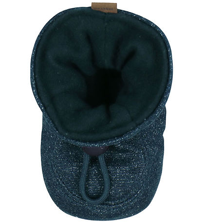 Melton Booties - Glitter - Marine Melton Booties - Glitter - Marine