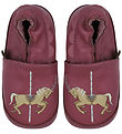 Melton Soft Sole Leather Shoes - Carousel - Red Violet Melton Soft Sole Leather Shoes - Carousel - Red Violet
