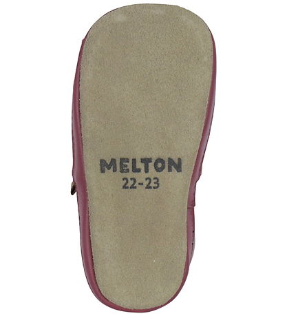 Melton Soft Sole Leather Shoes - Carousel - Red Violet