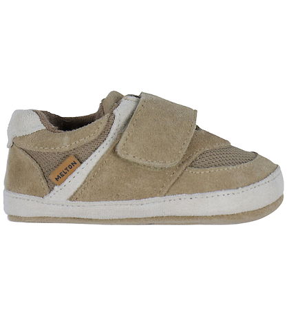 Melton Leder-Krabbelschuhe - Noos - Laufschuhe - Natural