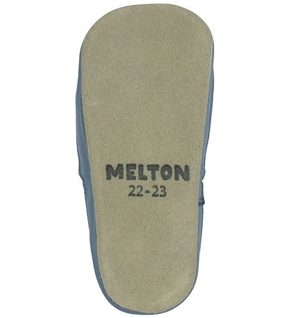 Melton Soft Sole Leather Shoes - Penguin - Captain's Blue