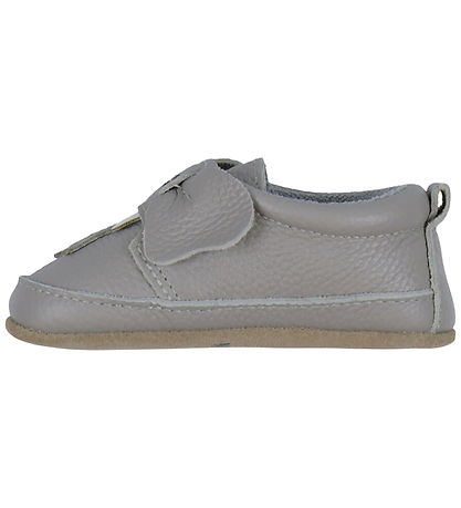Melton Soft Sole Leather Shoes - Noos - Elephant - Opal Grey Melton Soft Sole Leather Shoes - Noos - Elephant - Opal Grey
