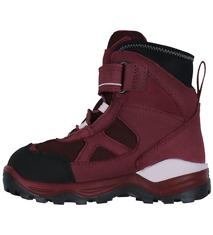 Ecco Winter Boots - Snow Mountain - Black/Red Plum/Dark Ruby Ecco Winter Boots - Snow Mountain - Black/Red Plum/Dark Ruby