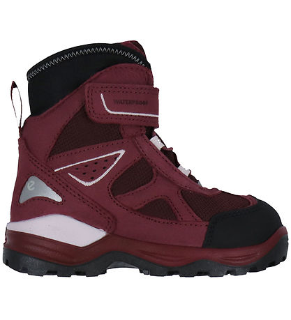 Ecco Winter Boots - Snow Mountain - Black/Red Plum/Dark Ruby Ecco Winter Boots - Snow Mountain - Black/Red Plum/Dark Ruby
