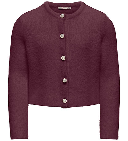 Kids Only Cardigan - Knitted - Noos - KogPiumo - Mauve Wine