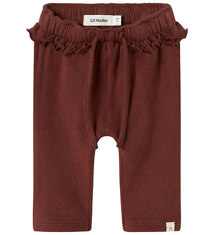 Lil' Atelier Trousers - NbfThora - Hot Chocolate