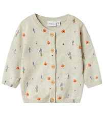 Name It Cardigan - Knitted - NbfOhio - Peyote Melange Name It Cardigan - Knitted - NbfOhio - Peyote Melange