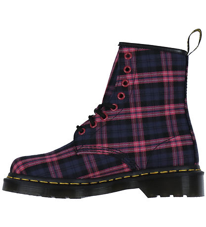Dr. Martens Stígvél - 1460 - Bleikt Multi Tartan
