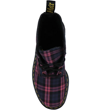 Dr. Martens Stígvél - 1460 - Bleikt Multi Tartan