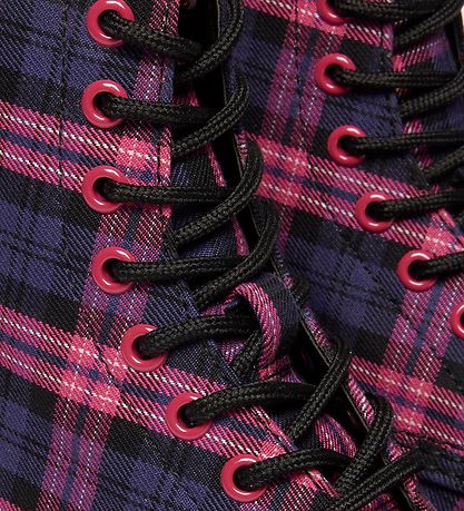 Dr. Martens Stígvél - 1460 - Bleikt Multi Tartan