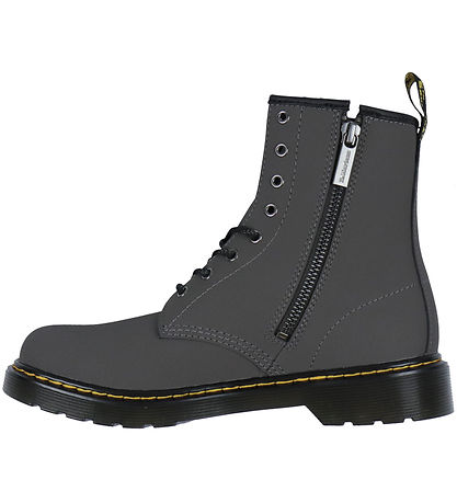Dr. Martens Stígvél - 1460 Serena - Gunmetal Soho Buck