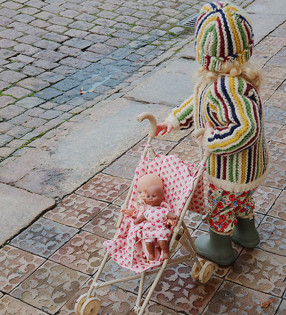 Konges Sløjd Doll Stroller - Rosie Rose Konges Sløjd Doll Stroller - Rosie Rose