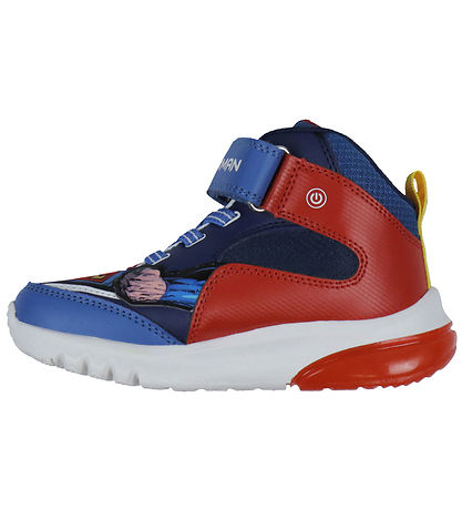 Geox Boots w. Light - J Ciberdron - Blue/Red w. Superman