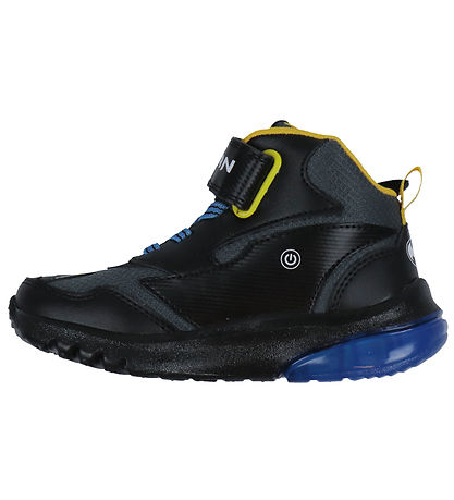 Geox Boots w. Light - J Ciberdron - Black/Yellow w. Batman