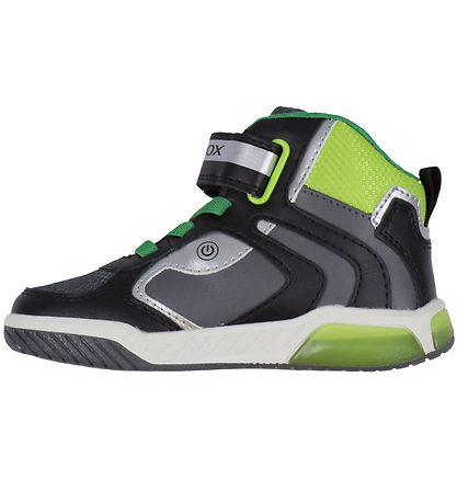 Geox Boots w. Light - J Inek B A - Black/Lime