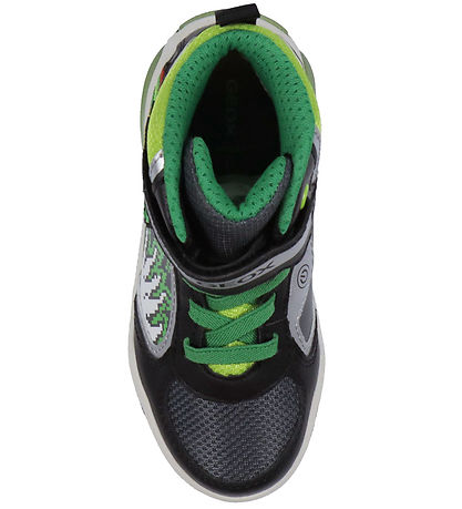 Geox Boots w. Light - J Inek B A - Black/Lime