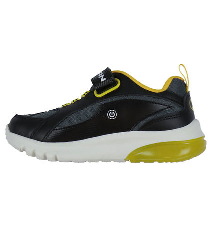 Geox Shoes w. Light - J Ciberdron - Black/Yellow w. Batman