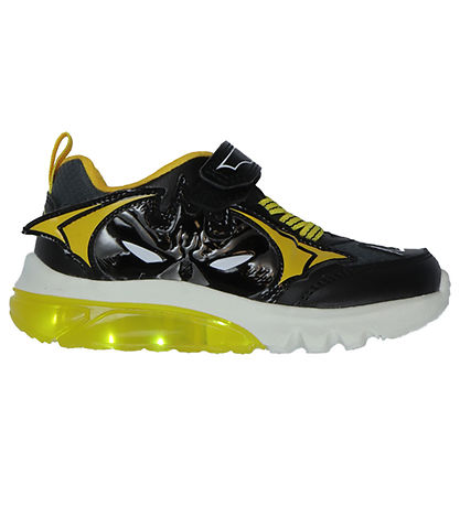 Geox Shoes w. Light - J Ciberdron - Black/Yellow w. Batman