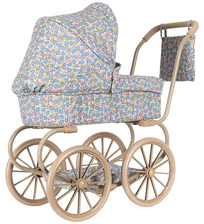 Konges Sløjd Dúkkuvagn - Minnie - Fleur Rosier