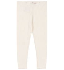 Konges Sløjd Leggings - Rib - Minnie - Antique White Konges Sløjd Leggings - Rib - Minnie - Antique White