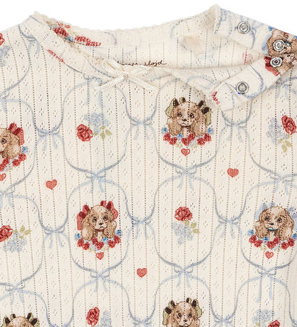 Grenouillère Konges Sløjd - Rib - Minnie - Chiot av. Pointelle Grenouillère Konges Sløjd - Rib - Minnie - Chiot av. Pointelle