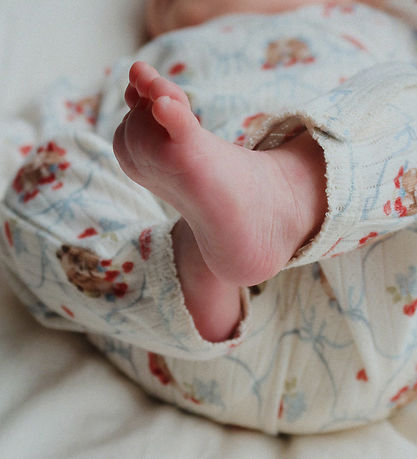 Konges Sløjd Strampler - Rib - Minnie - Welpe m. Lochmuster