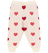 Konges Sløjd Trousers - Knitted - Lapis - Coeur Coloré Duo Pink Konges Sløjd Trousers - Knitted - Lapis - Coeur Coloré Duo Pink