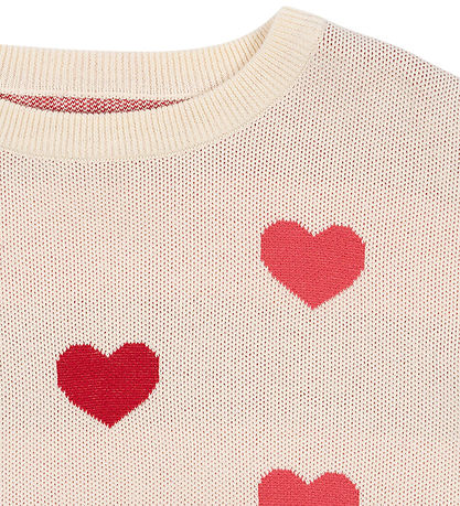 Konges Sløjd Blouse - Knitted - Lapis - Coeur Coloré Duo Pink Konges Sløjd Blouse - Knitted - Lapis - Coeur Coloré Duo Pink
