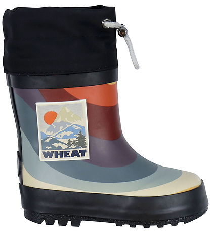 Wheat Thermo Boots - Rainbow Waves