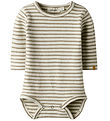 Lil' Atelier Bodysuit - Knitted - NbmThoro - Turtledove/Sepia Ti Lil' Atelier Bodysuit - Knitted - NbmThoro - Turtledove/Sepia Ti