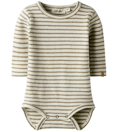 Lil' Atelier Bodysuit - Knitted - NbmThoro - Turtledove/Sepia Ti Lil' Atelier Bodysuit - Knitted - NbmThoro - Turtledove/Sepia Ti