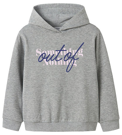 Name It Hoodie - NkfOfina - Grey Melange
