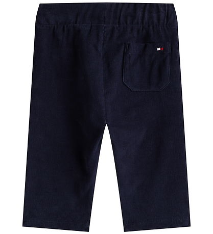 Tommy Hilfiger Corduroy Trousers - Dark Night Navy