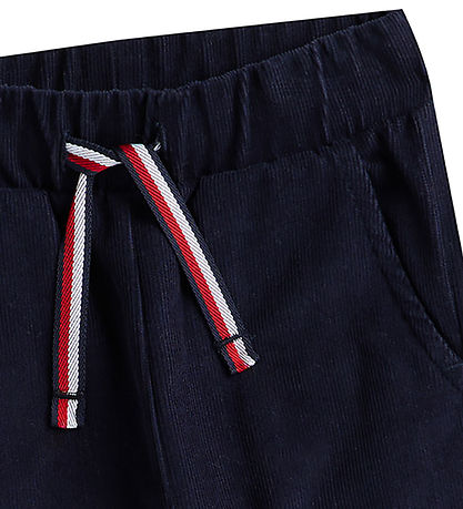 Tommy Hilfiger Corduroy Trousers - Dark Night Navy