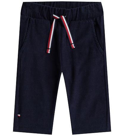 Tommy Hilfiger Corduroy Trousers - Dark Night Navy