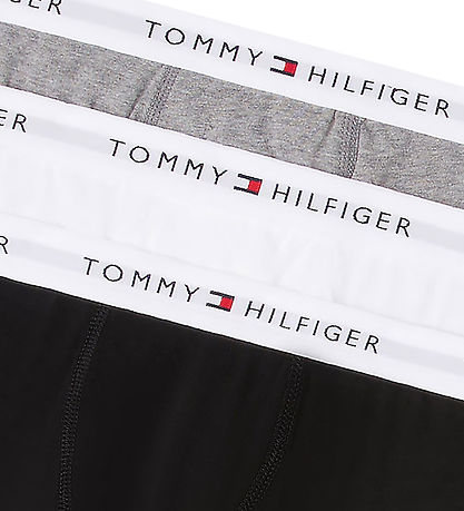 Tommy Hilfiger Boxers - 3-Pack - White/Black/Grey Melange