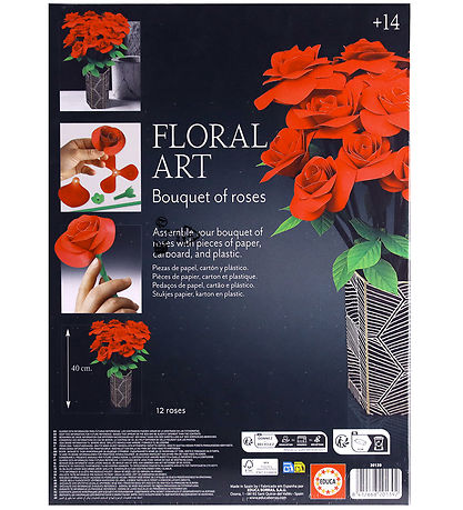Educa Creation Set - Floral Art - Bouquet Of Roses Educa Creation Set - Floral Art - Bouquet Of Roses