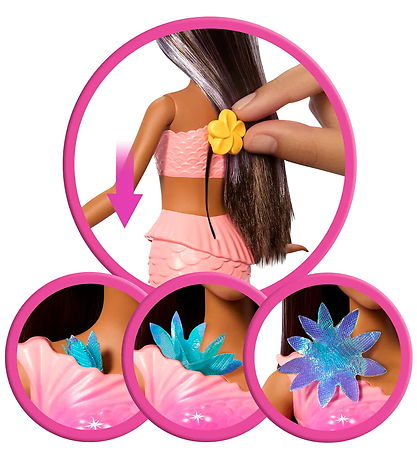 Barbie Doll - 30 cm - Blooming Magic Black Mermaid Barbie Doll - 30 cm - Blooming Magic Black Mermaid