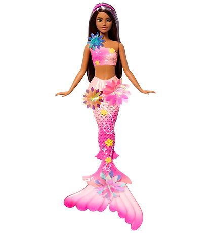 Barbie Puppe - 30 cm - Blooming Magie Black Mermaid