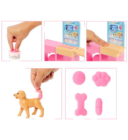 Barbie Dukke - 30 cm - Fast Støpt Dyreklinikk for veterinærer