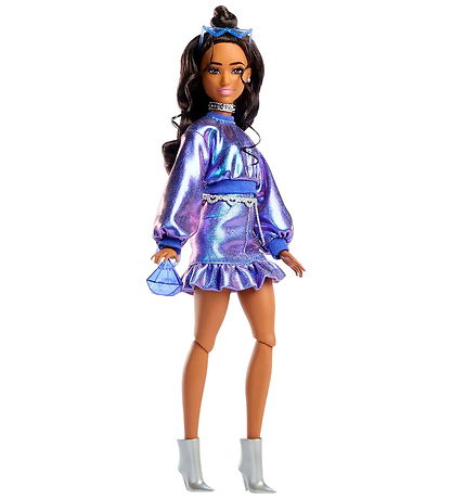 Barbie Doll - 30 cm - Deluxe Style Blue Sweater Latina Barbie Doll - 30 cm - Deluxe Style Blue Sweater Latina