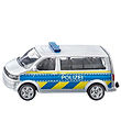 Siku Politibil - Highway Patrol VW T5 - Sølv/Blå Siku Politibil - Highway Patrol VW T5 - Sølv/Blå